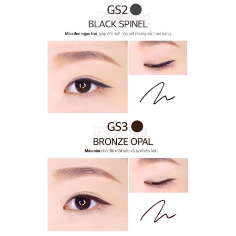 Chì Kẻ Mắt Siêu Mảnh Chống Trôi, Siêu Bền, Siêu Lì Merzy The First Slim Gel Eyeliner 0.05g