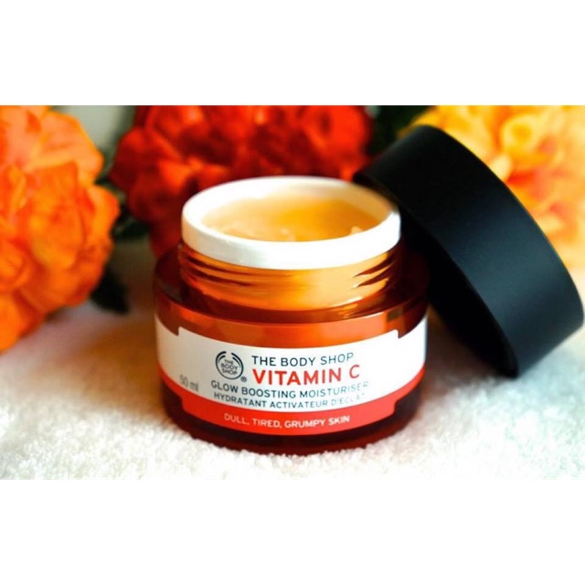 ❗️❗️Kem Dưỡng Da The Body Shop Vitamin C Glow Boosting Moisturiser Cream