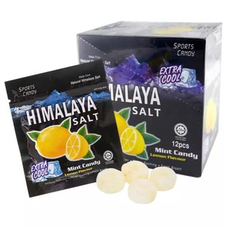 Kẹo bạc hà chanh muối himalaya hộp 12 gói 15gr