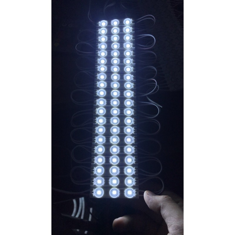 [ĐỦ MÀU] Dây 20 led 3 bóng công suất cao làm biển quảng cáo, trang trí viền siêu sáng.