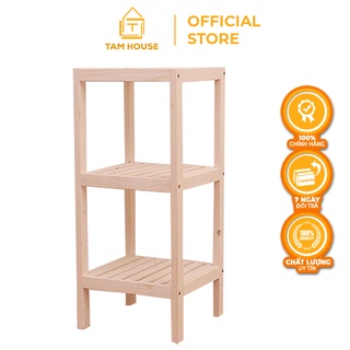 Kệ gỗ để đồ 4 tầng đa năng tự lắp ráp Tâm House KT06