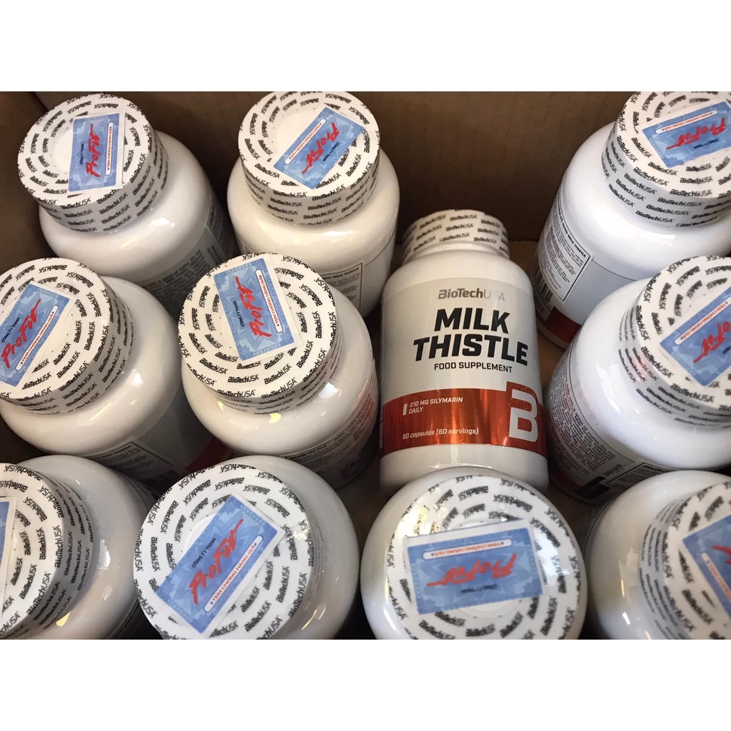 Viên Uống Chiết Xuất Cây Kế Sữa Milk Thistle BiotechUSA Hộp 60 Viên