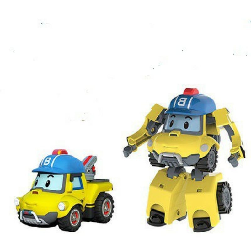 [Bộ 6 Hình ]_ Đồ Chơi Biến Hình Biệt Đội Xe Cứu Hộ Robocar Poli Cho Bé