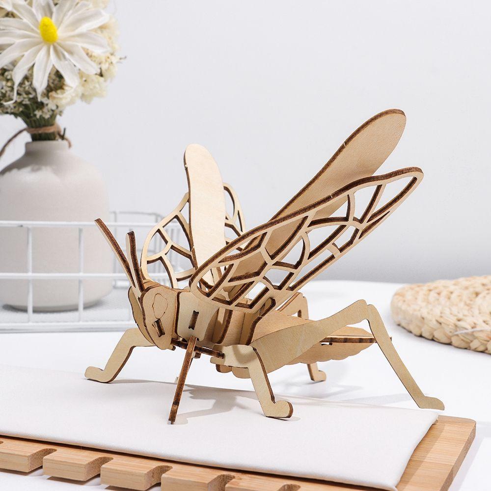 BEBETTERM Bộ Xếp Hình 3D 8 Kiểu Bằng Gỗ