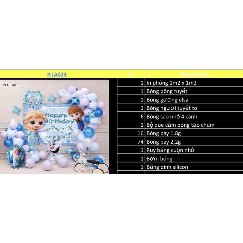Set bóng theo yêu cầu