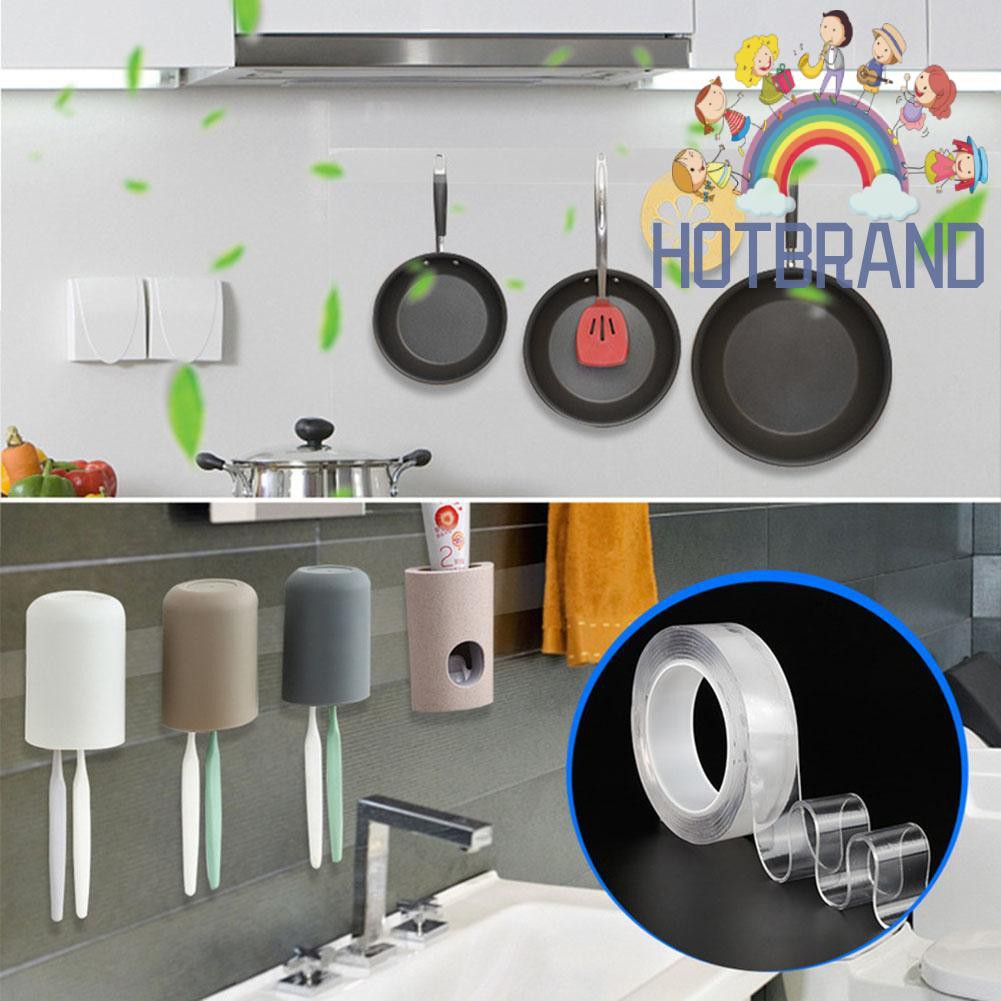Băng keo nano hai mặt trong suốt đa năng tiện dụng chất lượng cao