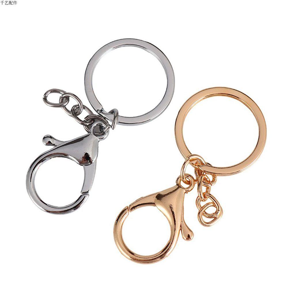 Set 5 Móc Khóa Kim Loại Dạng Xoay Có Thể Xoay Tiện Dụng DIY