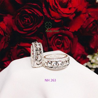 NHẪN KIM TIỀN BẠC ĐẸP size17