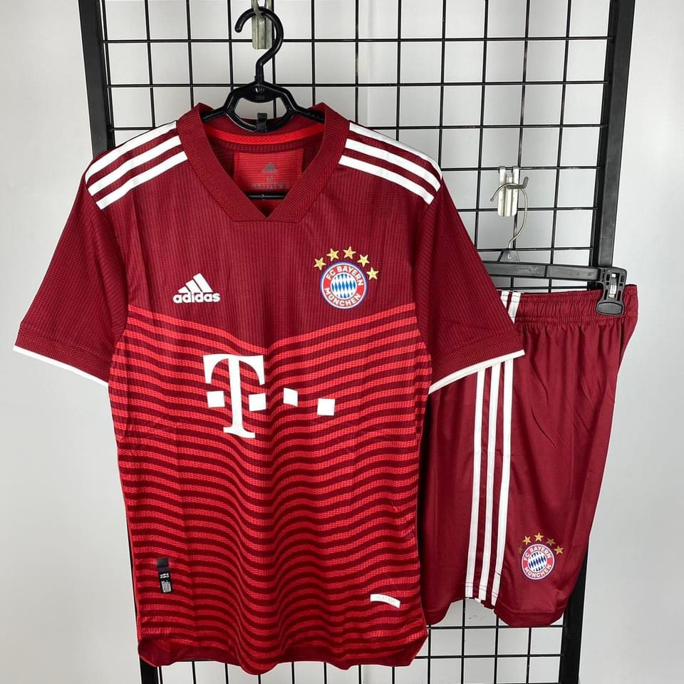 Áo Bóng Đá CLB Bayern Munich 2021 Sân Nhà, Sân Khách - Chuẩn Mẫu Thi Đấu - Vải Polyester Thái Gai Lưới