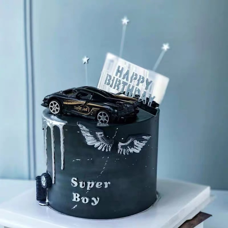 Xe Hơi Thể Thao Trang Trí Bánh