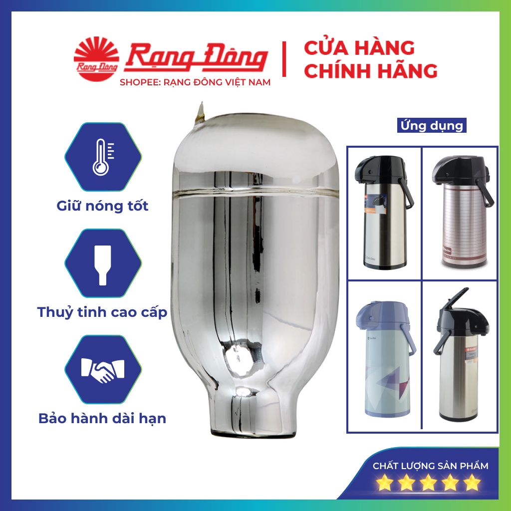 Ruột phích cần bơm rạng đông loại 1 lit, 2 lit, 2,5lit