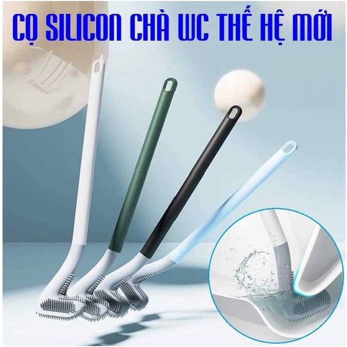 Dụng cụ chà tolet silicon đa năng thế hệ mới