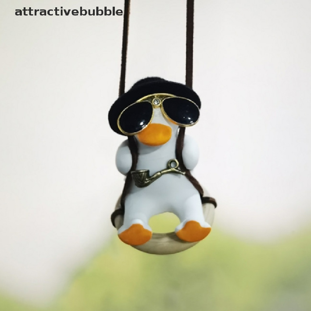 Phụ Kiện Treo Trang Trí Gương Chiếu Hậu Xe Ô Tô Hình Vịt Con Dễ Thương