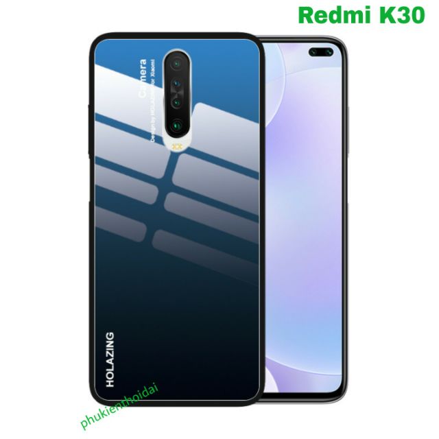 Ốp lưng Xiaomi Redmi K30 FREESHIP Từ 50k mặt lưng kính đa sắc thời trang cao cấp
