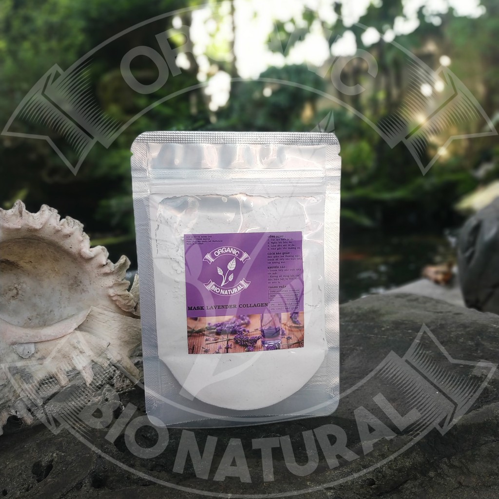 [BIONATURALVN] Bột đắp mặt nạ Mask Lavender Collagen HANDMADE