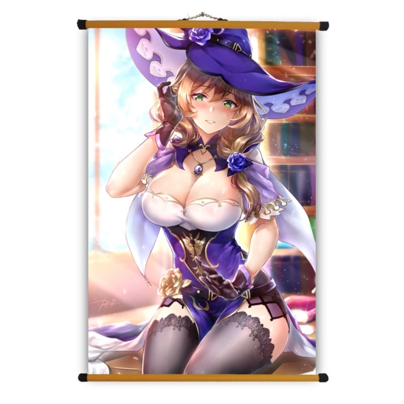 Poster Vải Lisa Genshin Impact