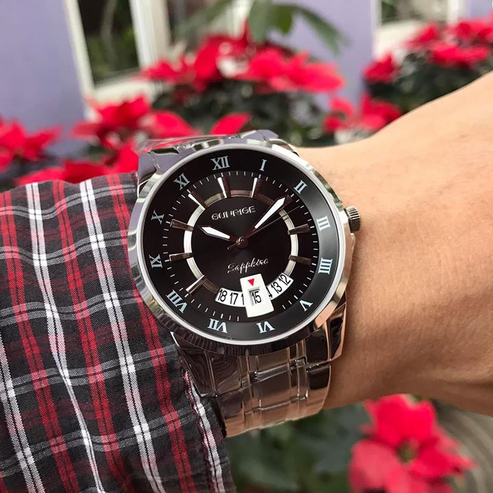 Đồng hồ nam siêu mỏng Sunrise DM771SWB kính Sapphire chống xước | BigBuy360 - bigbuy360.vn