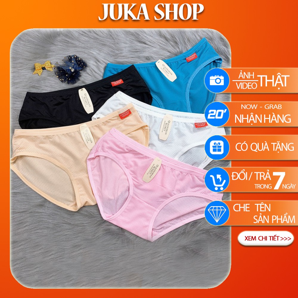 Quần lót nữ - quần kháng khuẩn thông hơi mẫu mới juka shop