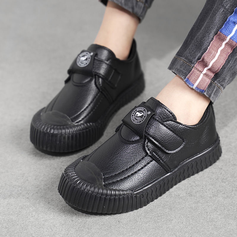 Giày Da Bít Mũi Phong Cách Hàn Quốc Dễ Thương Dành Cho Các Bé