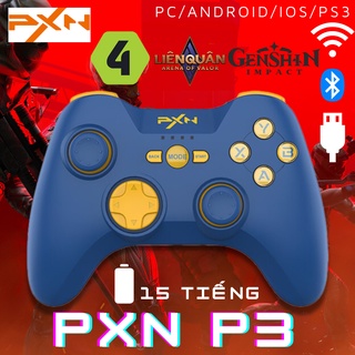 ⚡𝑺𝒉𝒊𝒑 𝑯𝒐𝒂̉ 𝑻𝒐̂́𝒄⚡tay cầm chơi game không dây pxn p3 wireless + bluetooth gamepad cho pc| laptop| ios| android| ps3