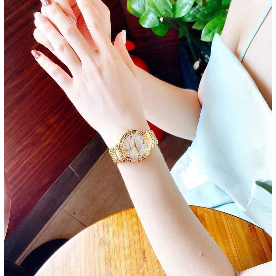 Đồng Hồ Nữ Ver-Sace Daphin khảm trai