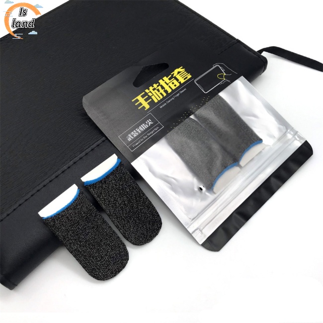 1 Cặp Bao Ngón Tay 21-pin Siêu Mỏng Chống Mồ Hôi Chơi Game Pubg
