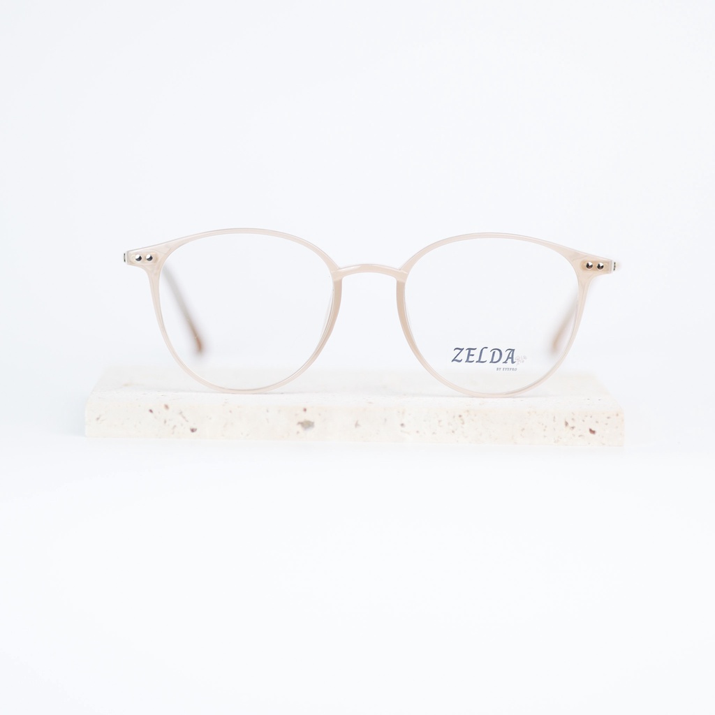 Gọng kính cận nam nữ nắp sẵn cận chất liệu nhựa dẻo mắt kính tròn - 9531 Eyepro