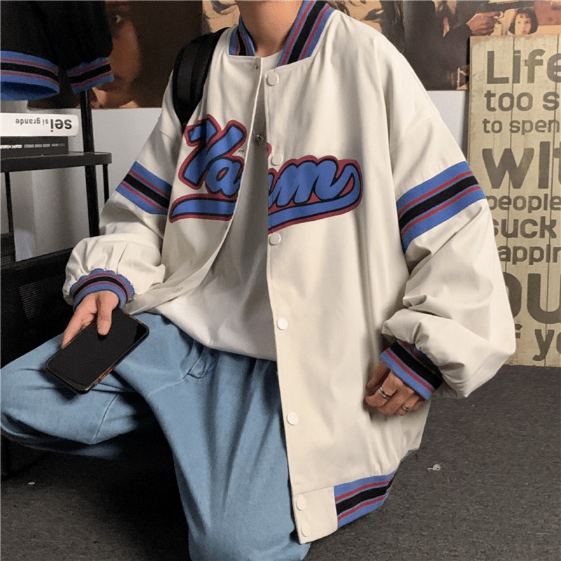 Áo Khoác Bomber Dù Nam Cúc Bấm YAM 2 Lớp Mẫu Mới - CLITUS FASHION