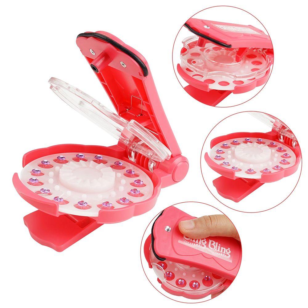 CHOOKEY Bộ Sticker Đính Đá Xinh Xắn Trang Trí Tóc Cho Bé Gái