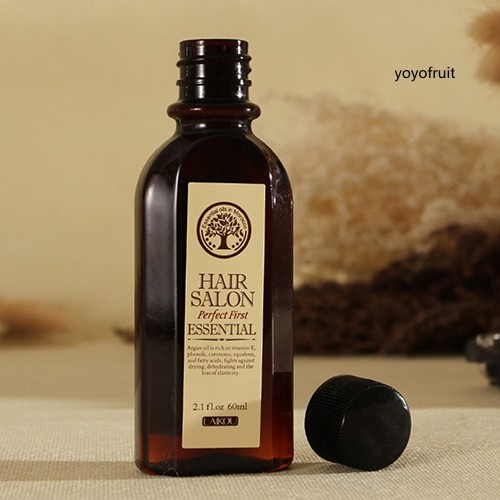 <YOYO Beauty>60ml Damaged Dry Hair Repair Treatment Essential Oil Hair Care Nourish Scalp