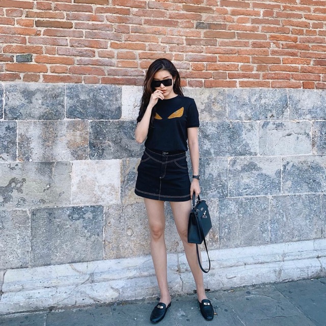 Chân váy zara đen size S