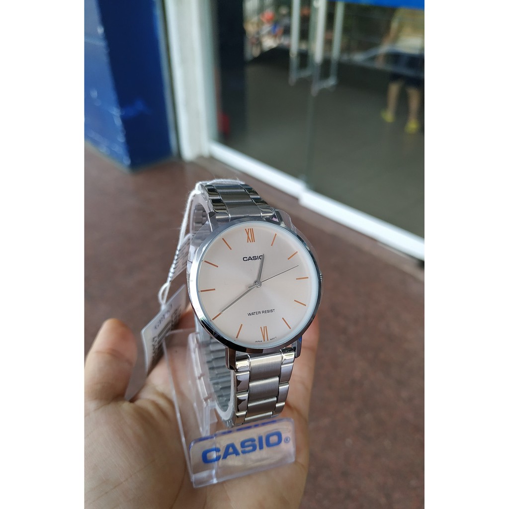 [Mã FARSBRT52 giảm 20% đơn từ 249K] Đồng hồ nữ dây kim loại Casio Anh Khuê LTP-VT01