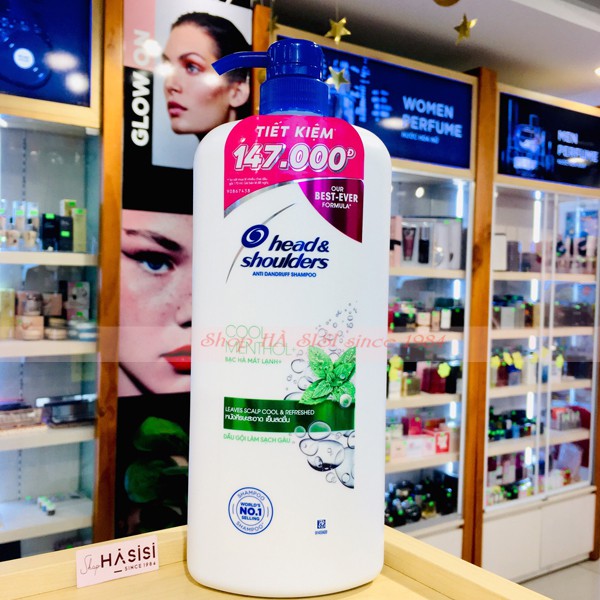 DẦU GỘI HEAD &amp; SHOULDERS COOL MENTHOL 1.2L