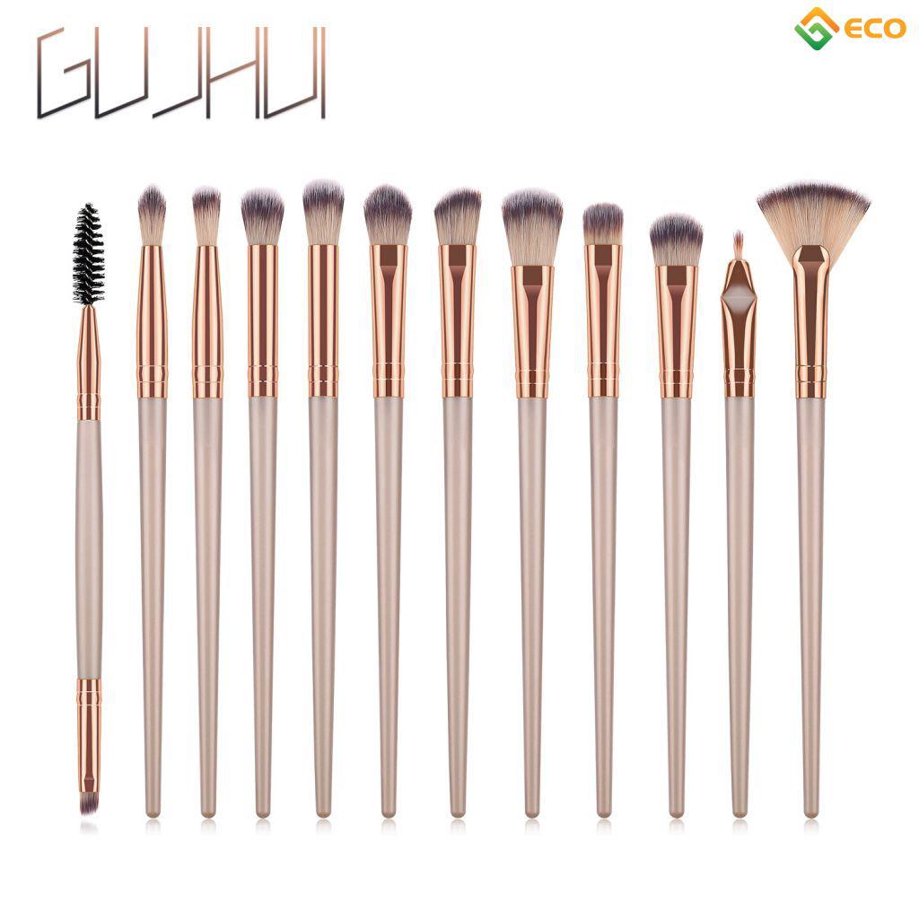 Set 12 cọ đánh phấn mắt trang điểm đa năng tiện dụng