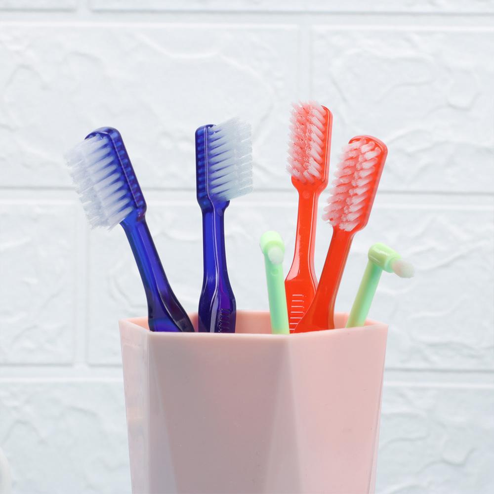 AROMA Bàn Chải Đánh Răng Chỉnh Nha Hai Đầu Chữ V Vệ Sinh Răng Miệng