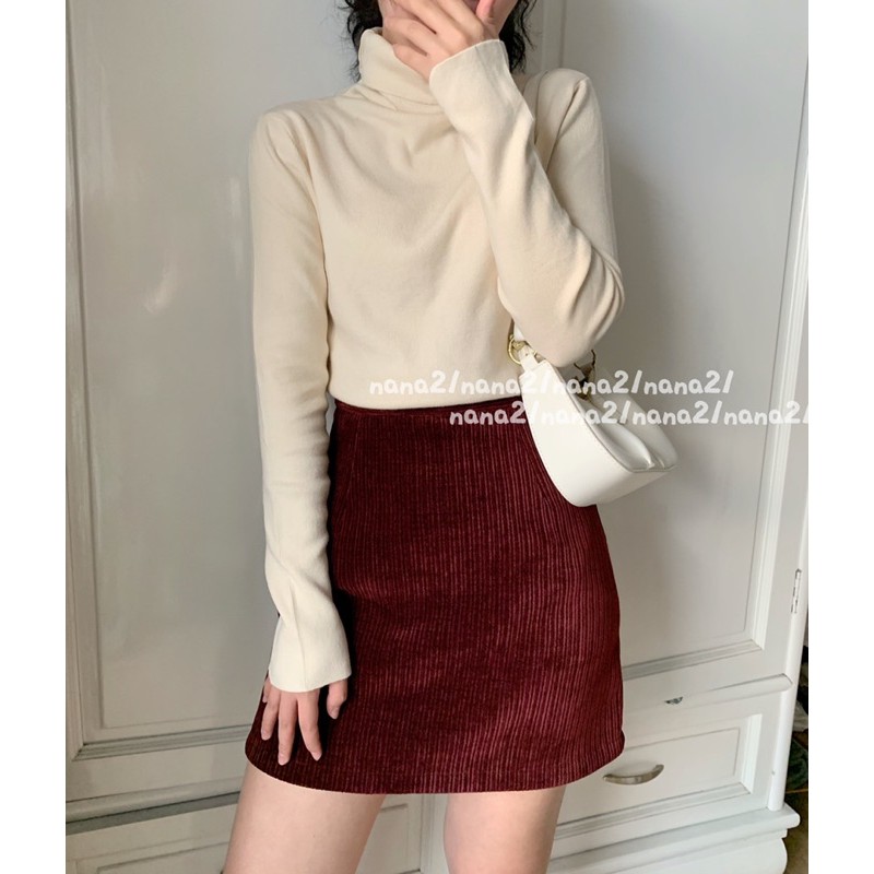 Áo len tăm cổ lọ