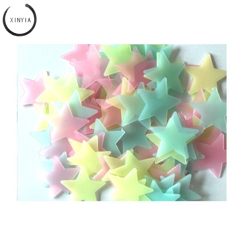 Trang Trí Nhà: 50 Miếng Dán Tường Phát Sáng Trong Bóng Tối Cho Phòng Trẻ Em / Em Bé