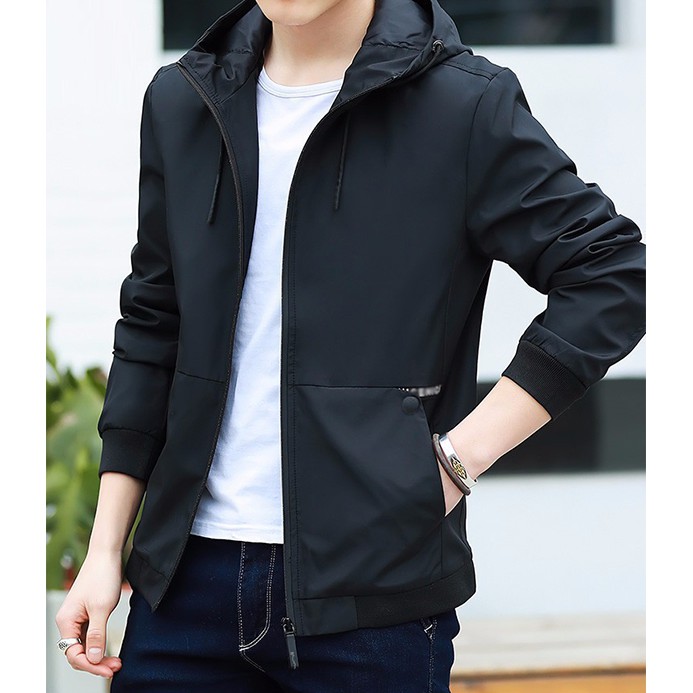 [MC] ÁO KHOÁC DÙ NAM CÓ NÓN