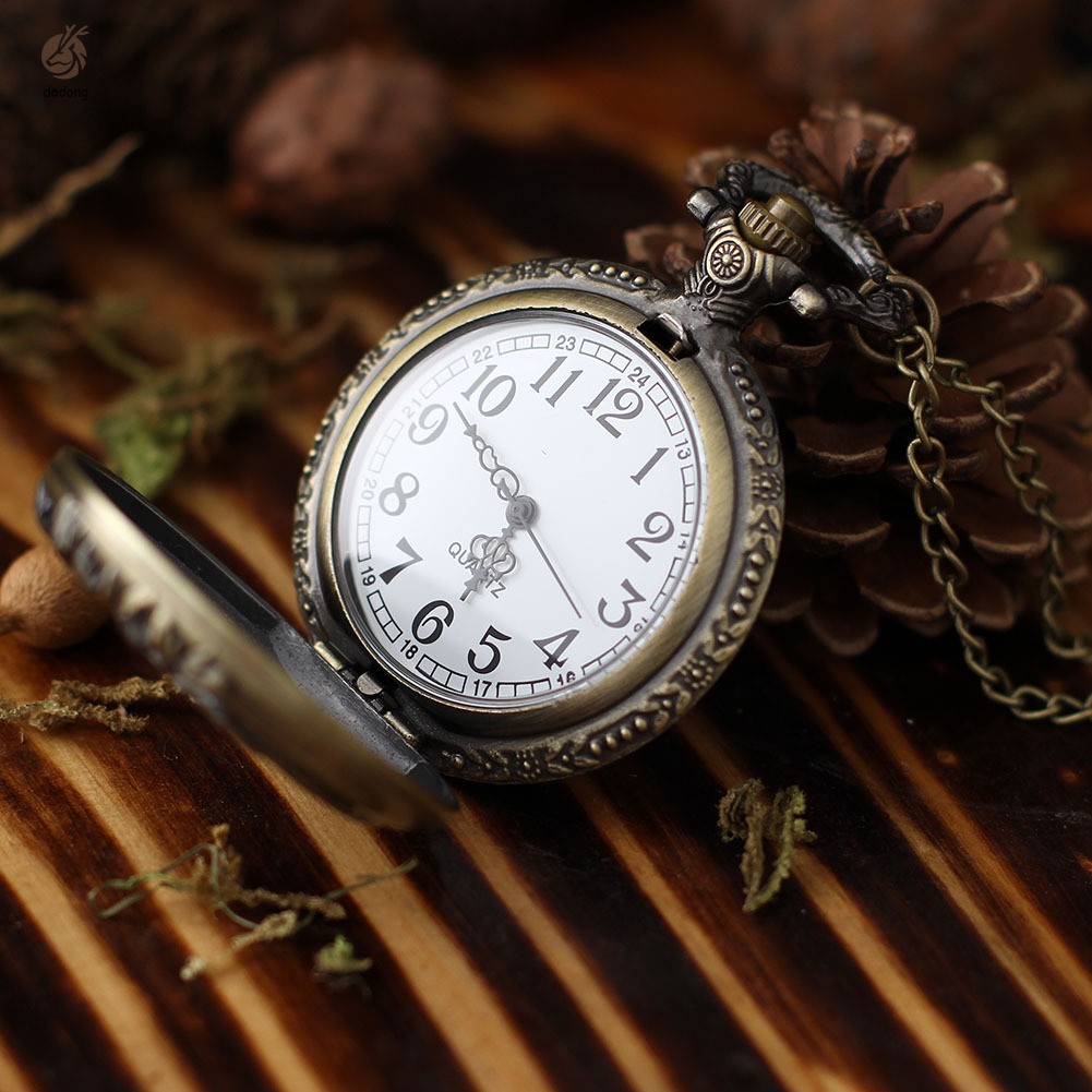 Đồng hồ quả quýt chạm khắc hình phong cách steampunk cổ điển | BigBuy360 - bigbuy360.vn