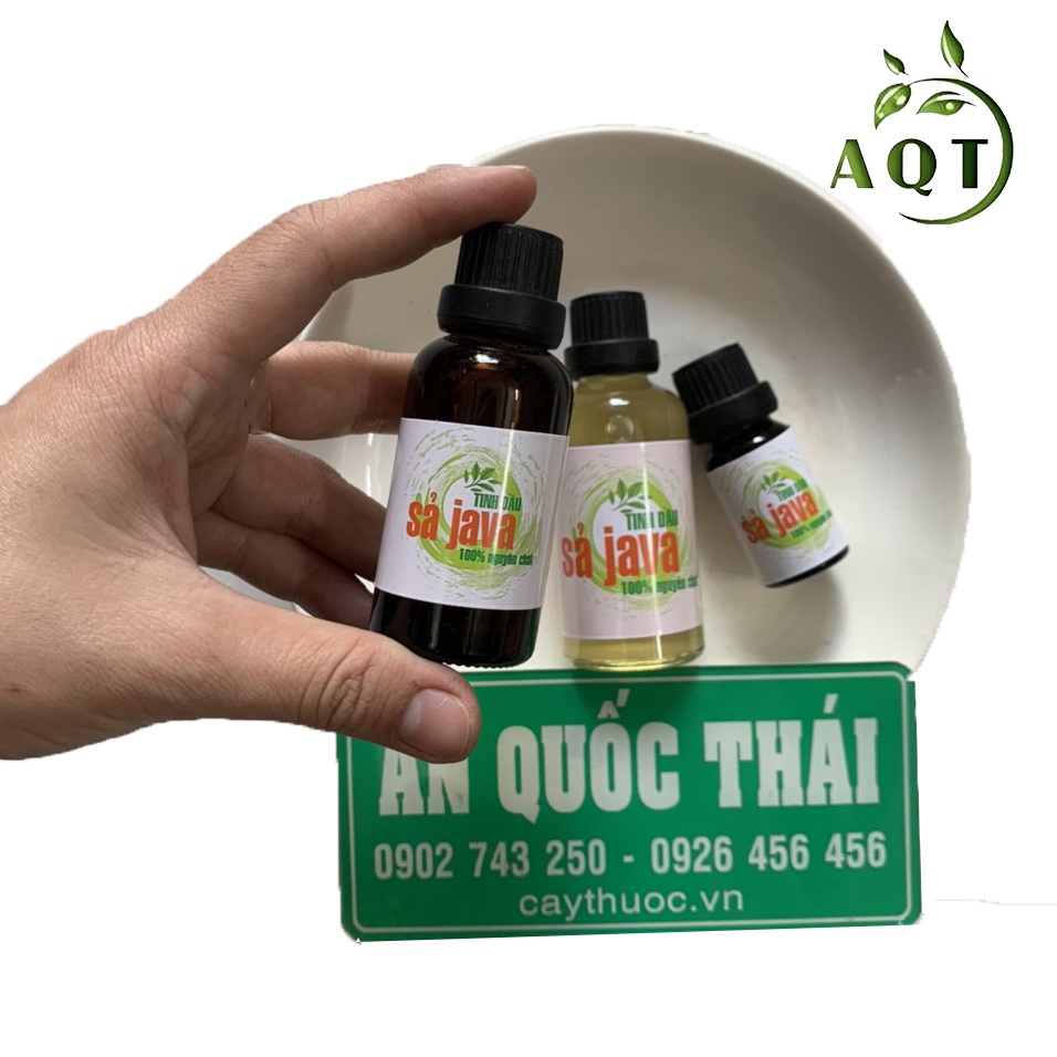 Tinh Dầu Sả Java Nguyên Chất Thảo Dược An Quốc Thái, Xông Thơm Phòng, Diệt Khuẩn, Phòng Cảm Cúm