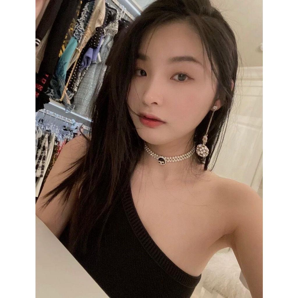 Vòng cổ thương hiệu 2 lớp ngọc trai nhân tạo sang chảnh VCCN01