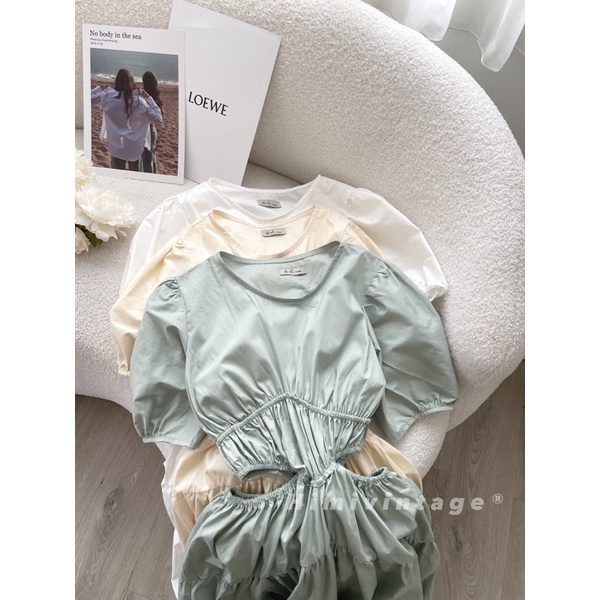 Đầm maxi đi biển hở lưng cut eo , lưng bo chun nhún ( hình chụp sàn thật ) - mh18 | BigBuy360 - bigbuy360.vn