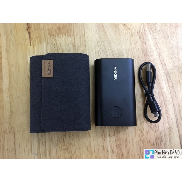 Bao da Anker Premium Travel Pouch cho Powercore+ 10050