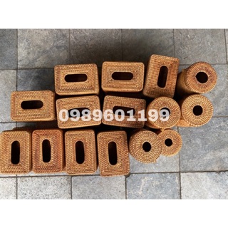 Hộp đựng giấy bằng mây guột xịn 100%( hàng xuất dư)