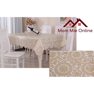 ( 180x230) khăn bàn trải bàn 3d chống thấm nước cho bàn 8 ghế