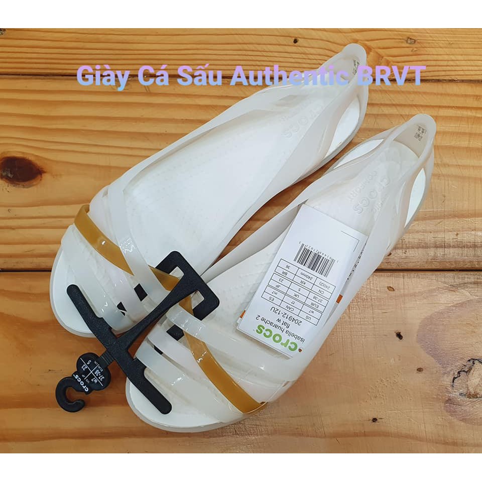 Sandal Isabella trắng nữ.