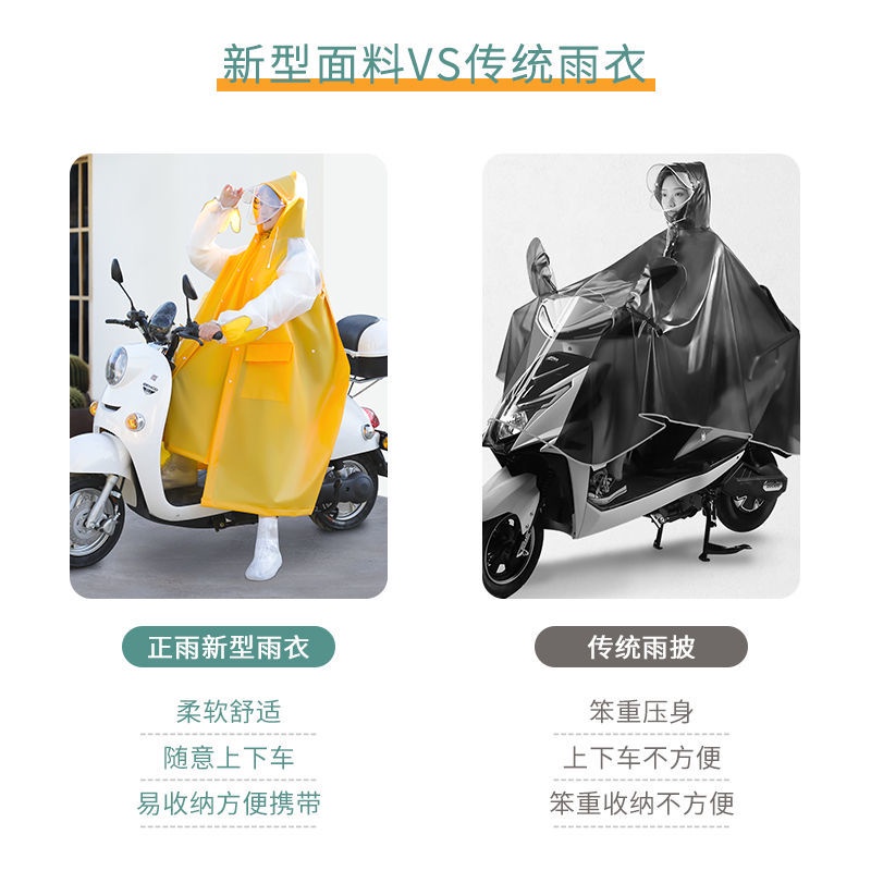 Áo Mưa Dáng Dài Che Phủ Toàn Thân Chất Liệu Dày Dặn Thời Trang Cho Nữ