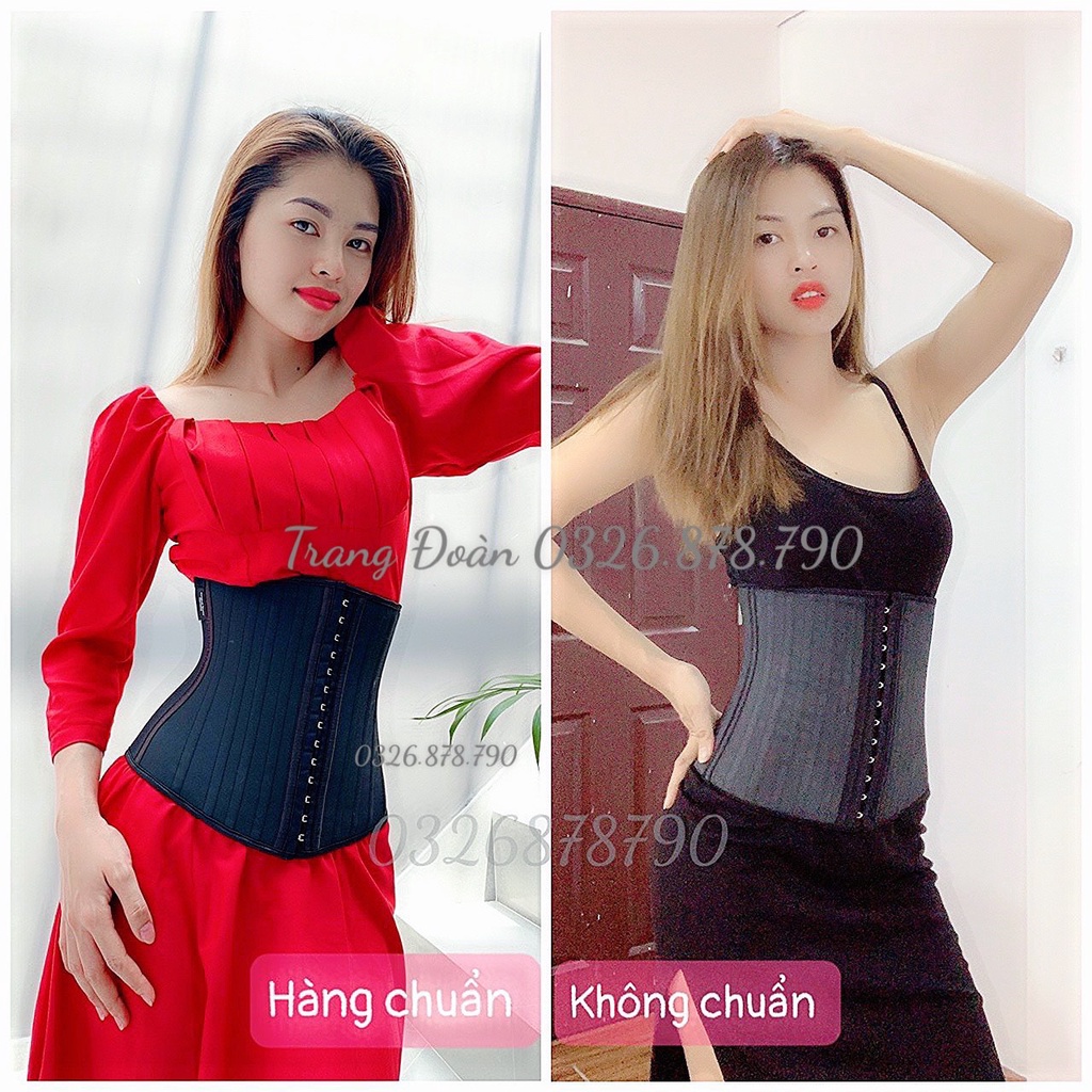 [ Hàng Chuẩn ] Đai Nịt Bụng Latex 25 Xương - Cho Vòng Eo Thon Gọn Tức Thì - Kèm Quà Tặng