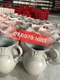 Bình sữa cắm hoa (cao 35cm)