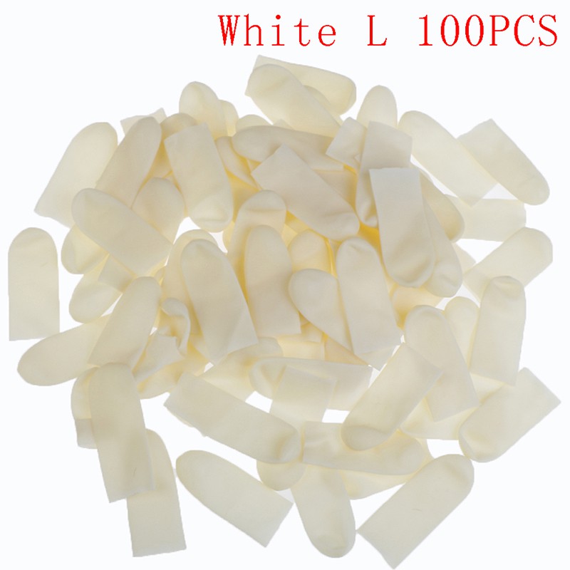 Bộ 100 Vỏ Bọc Ngón Tay Bằng Cao Su Latex Đa Năng